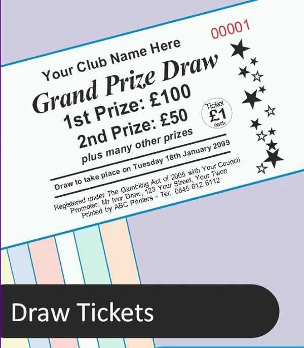  Draw Tickets