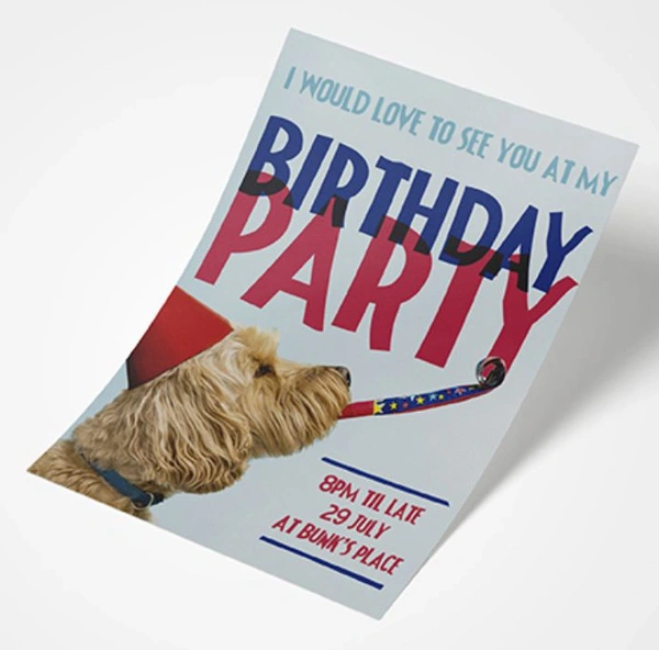  Invitations - Birthday